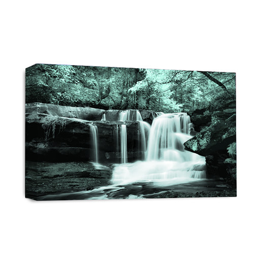 Waterfall landscape wall art - landscape,