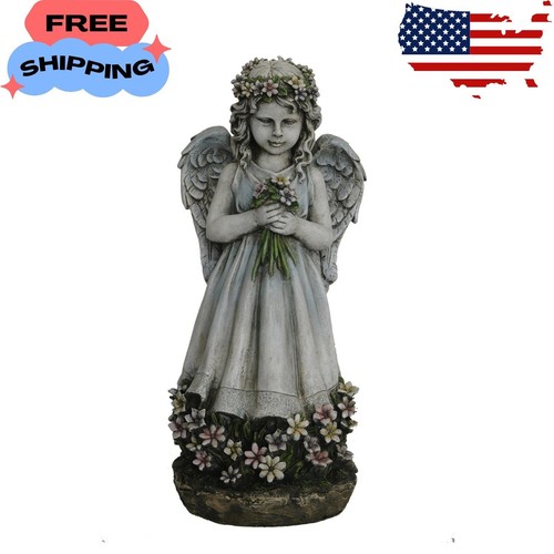 Angel holding flowers 3 - angel,
