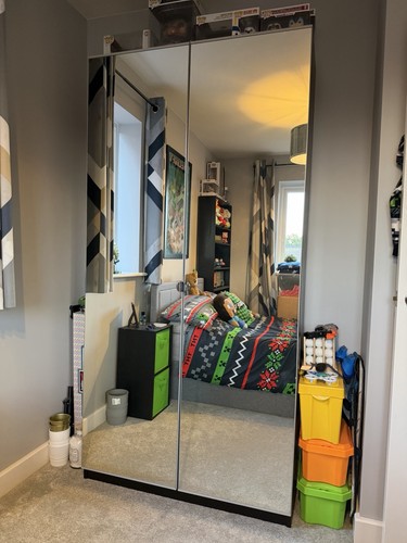 Ikea mirror wardrobe - ikea,