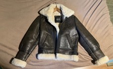 schott b-3 leather jacket men