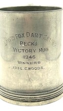 1946 Vintage Pewter Tankard