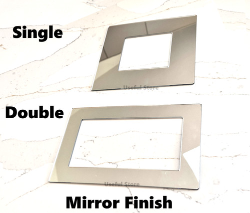 Single double light switch - single, /