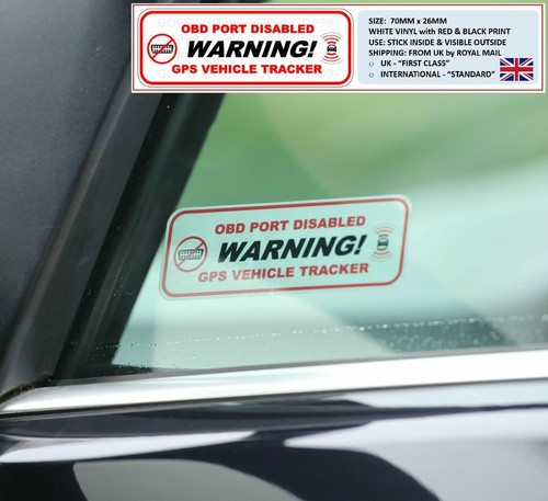Warning obd port disabled - x,