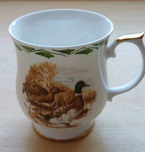 Botanical duck design - duck, mug