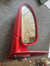 HYUNDAI COUPE ELECTRIC 1996-2000 N/S Passenger Door Wing Mirror 2 Door RED