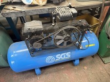SGS Air Compressor 240v Single Phase 14 CFM 10 Bar 150 PSI 150 Litre Tank