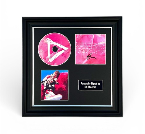 Sheeran signed photo cd - ed,