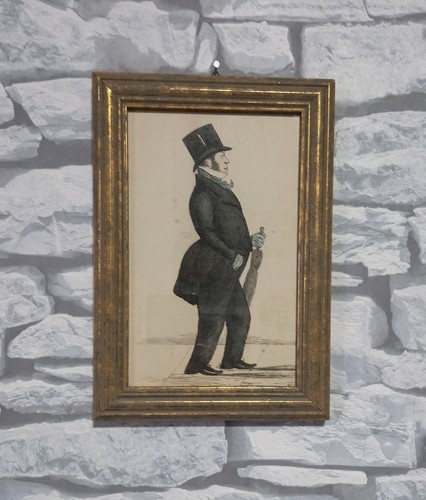 Vintage hanging print - !,