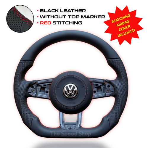Leather steering wheel - steering, for