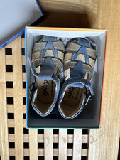 Bellamy Boys Leather Shoes  - Blue & Beige Size  EUR 21 = New