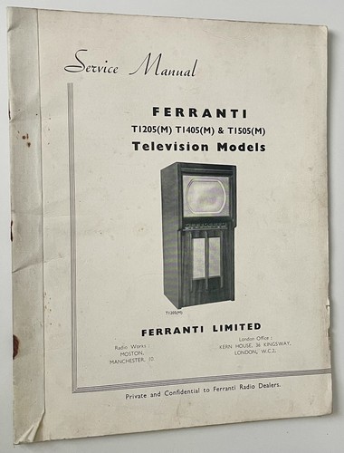 Two 1950 ferranti service - two,