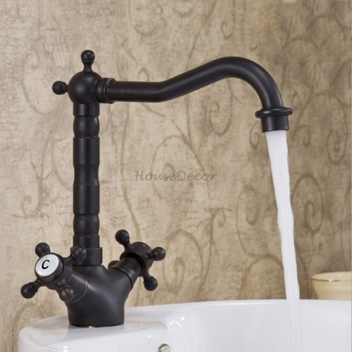 Victorian black bathroom basin - black,