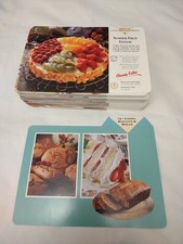 Vintage RECIPE Cards Delicious Meals Made Easy #12 Cakes, Biscuits & Bread 1-193