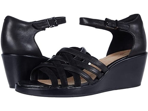 Clarks ladies wedge sandals - ladies,