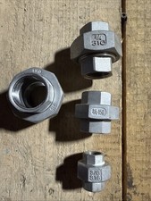 Stainless Steel Various   Union: Marine Grade 316: BSPP Threads