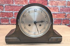 Vintage Mauthe Mantle Mantel Clock Wooden Used German Working 