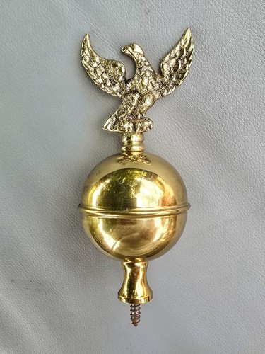 Vintage brass clock - brass,