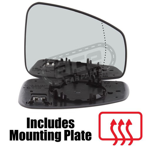 Drivers sidewing mirror glass - sidewing,