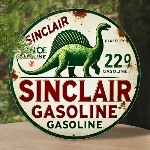 Vintage sinclair gasoline - vintage,