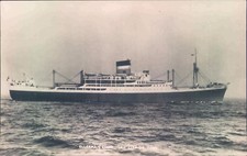 Postcard Shipping Cargo Ships