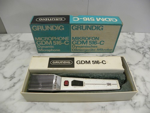 Vintage grundig microphone - vintage,