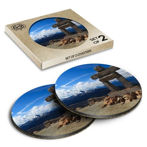 Boxed round coasters - 2,