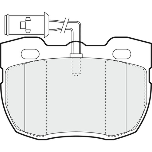 Brake pads set for land - set, rover