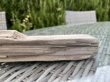 30 cm LONG FLAT CHUNKY DRIFTWOOD CHARACTER PIECE Sea Wood Art Sign Coast  Shelf