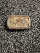 Antique decorative tin with