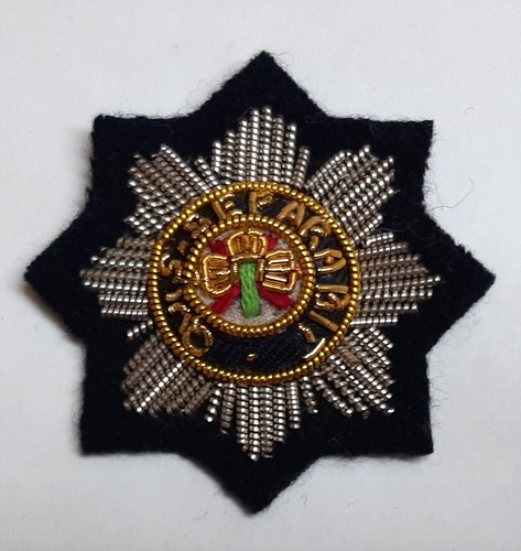 Irish guards hand embroidered - irish,