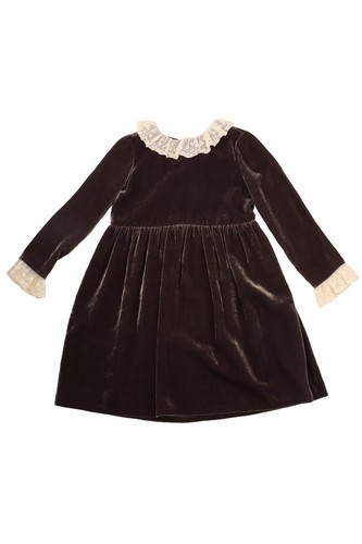 Bonpoint grey kids girls dress - girls,