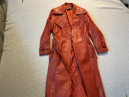 Vintage 70s cognac - cognac, leather