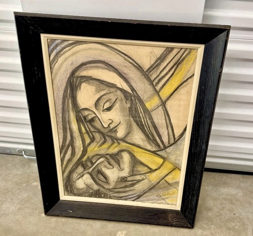 Vintage charcoal sketch - vintage,