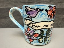 Handmade and Painted Large Mug