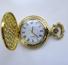 New Gents Full Hunter Quartz Pocket Watch