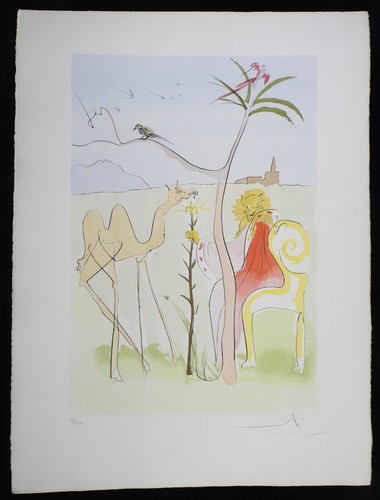 Salvador dali etching cour - salvador,