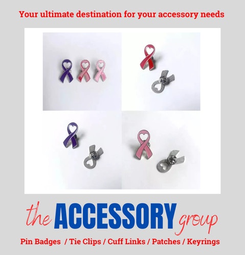 New purple ribbon with heart - new,