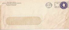 U.S. DETROIT ELECTRIC FURNACE COMPANY, Michigan 1936 Slogan Pre Paid Cover 47188
