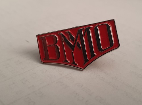 Midland red lapel pin badge - midland,