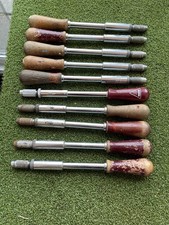 10 x  STANLEY YANKEE MODEL 130 A/B  PUMP ACTION  RATCHET SCREWDRIVERS (C)