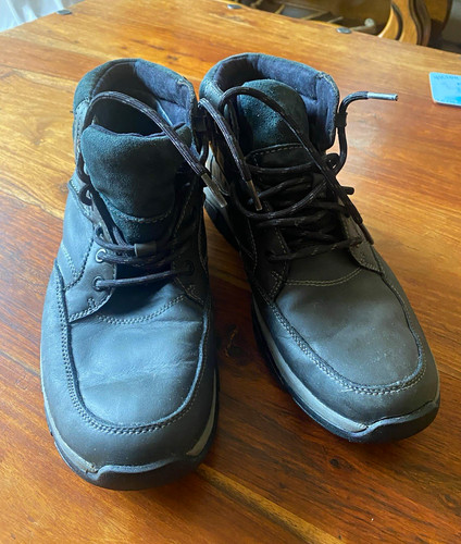 Clarks men black leather - men’s,