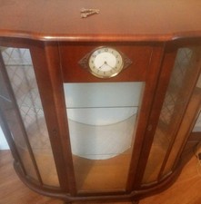 Vintage drinks display cabinet