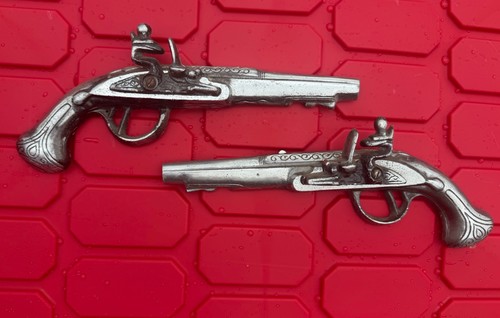 Vintage pair antique - antique, flintlock