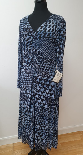 Dress eliza uk12 blue - eliza,