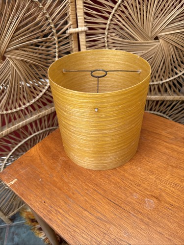 Vintage fibreglass lamp orange - fibreglass,