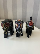 Hand Carved Wooden Elephant