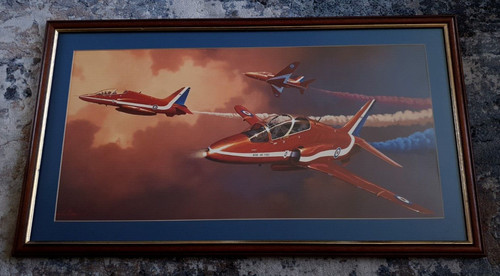 Framed glazed print - &,