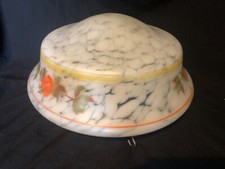 Art Deco Marbleized Foral