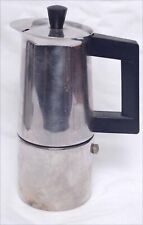 Vintage Alfa Tracanzan Inox 18/10 stainless steel stove top 4 cup espresso pot
