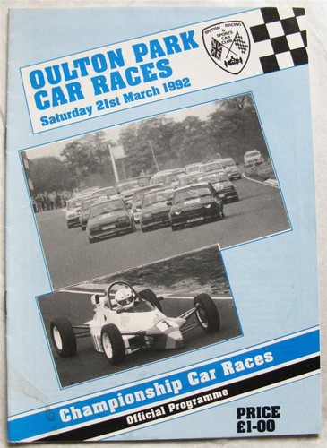 Oulton park mar 1992 - park, brscc